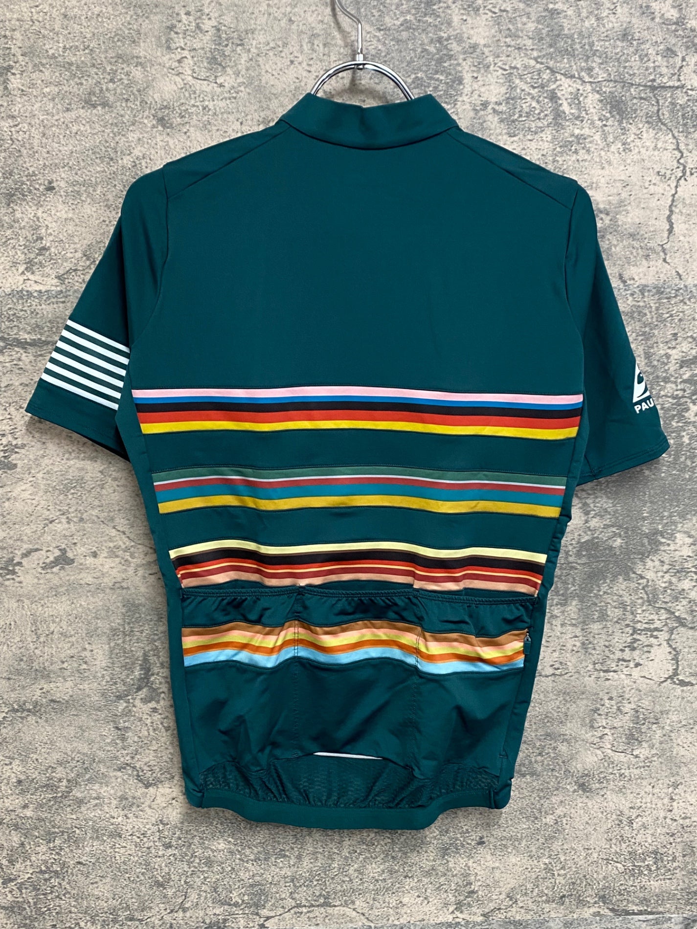 IY135 ラファ Rapha RCC Paul Smith PRO TEAM 半袖 サイクルジャージ S グリーン