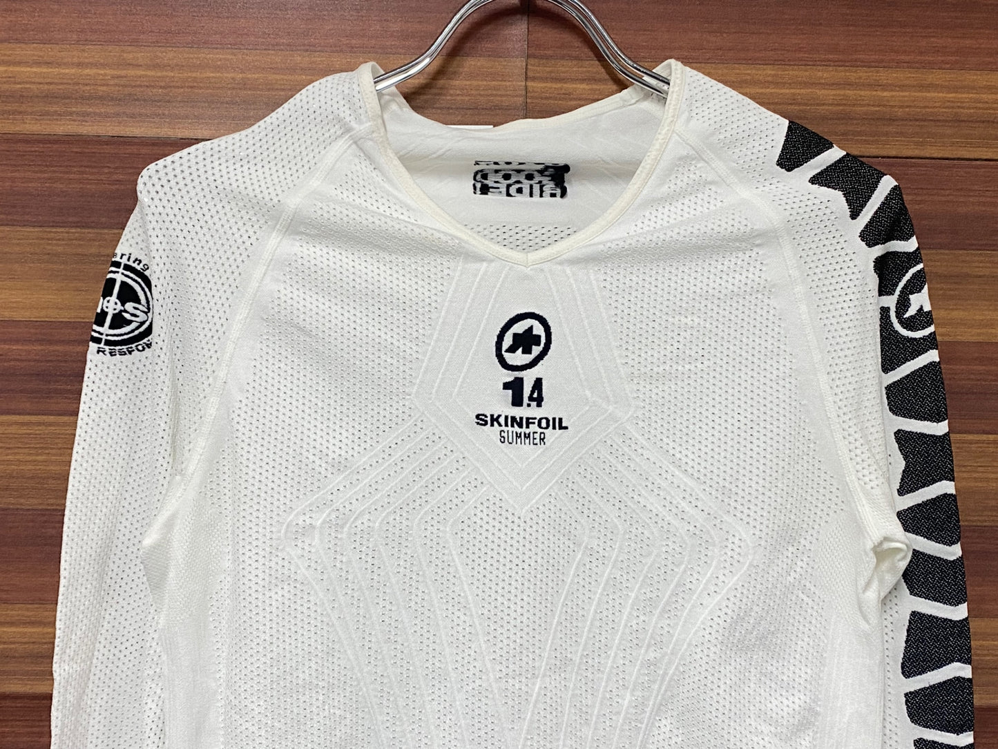 IS026 アソス assos 長袖 ベースレイヤー 白 Ⅰ