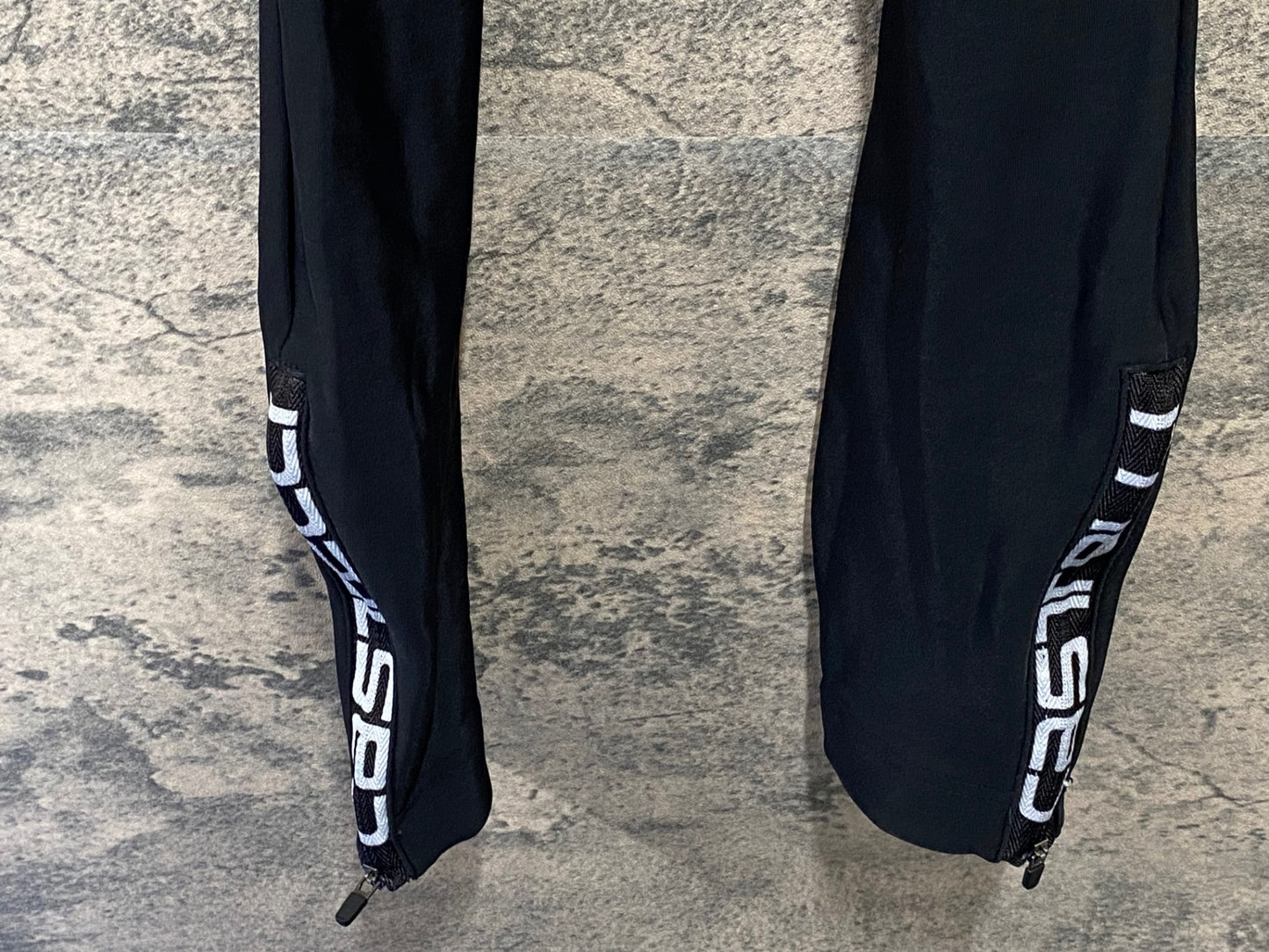 IZ775 カステリ CASTELLI ビブタイツ 黒 M 裏起毛