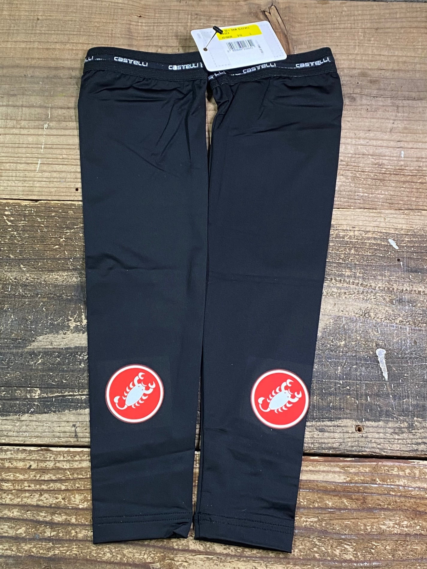 IV950 カステリ CASTELLI アームカバー 黒 S