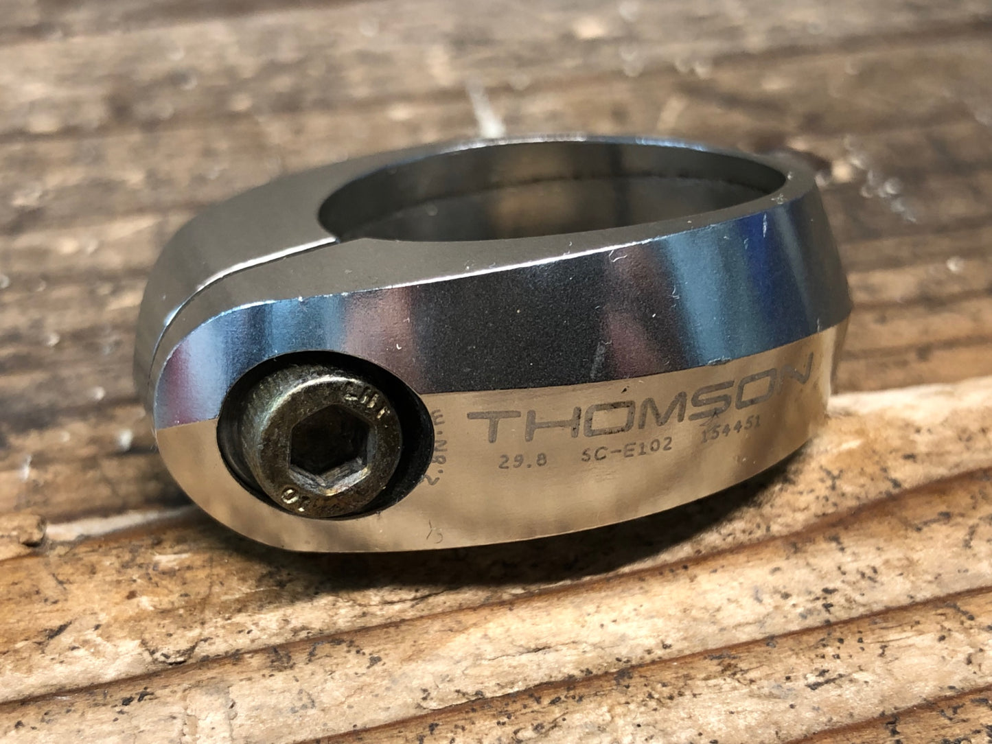 IR196 トムソン THOMSON エリート SC-E102 シートクランプ シルバー Φ29.8