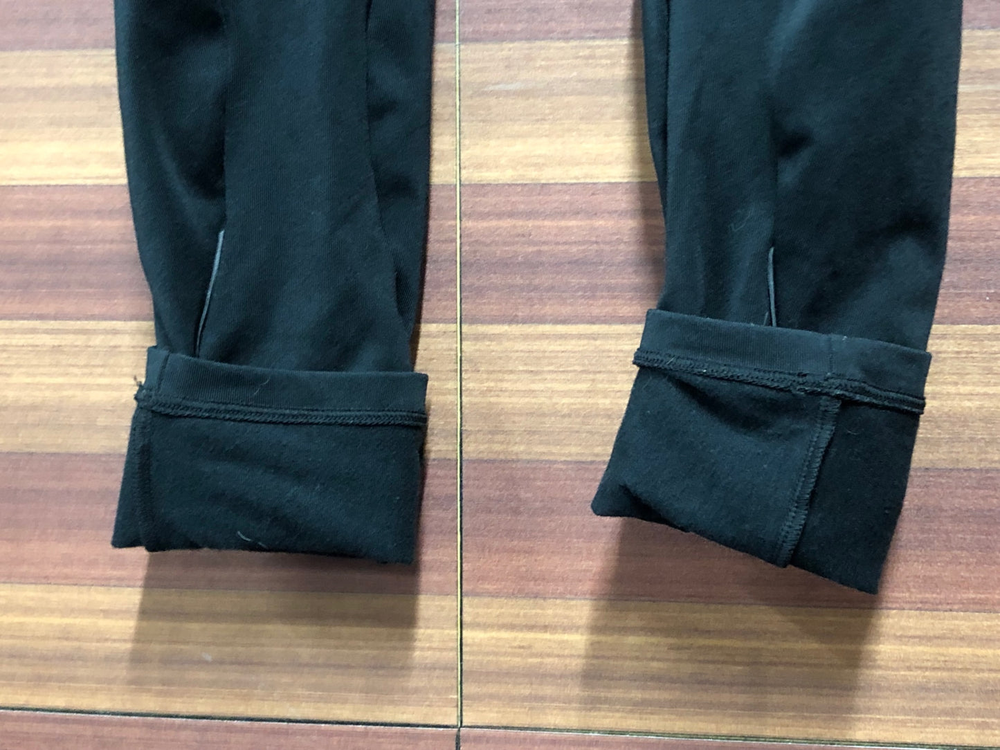 IO085 ルコックスポルティフ le coq sportif ビブタイツ 黒 L 裏起毛 ※動物の毛