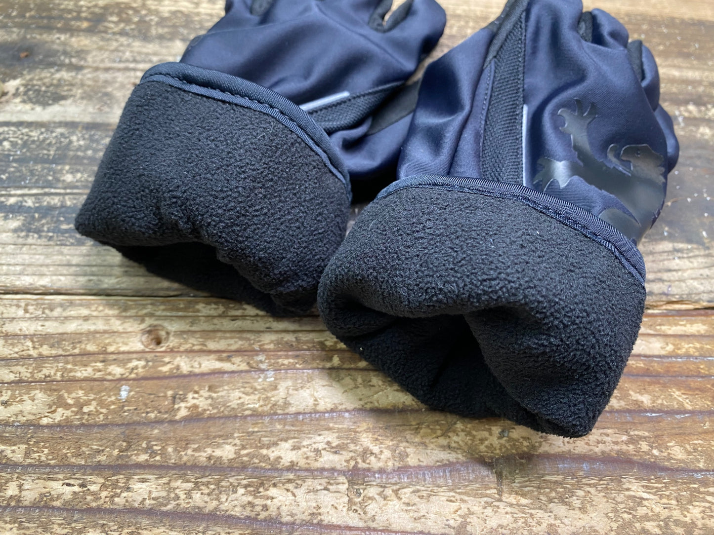 JB081 カペルミュール KAPELMUUR 長指 グローブ 紺 黒 XS 裏起毛