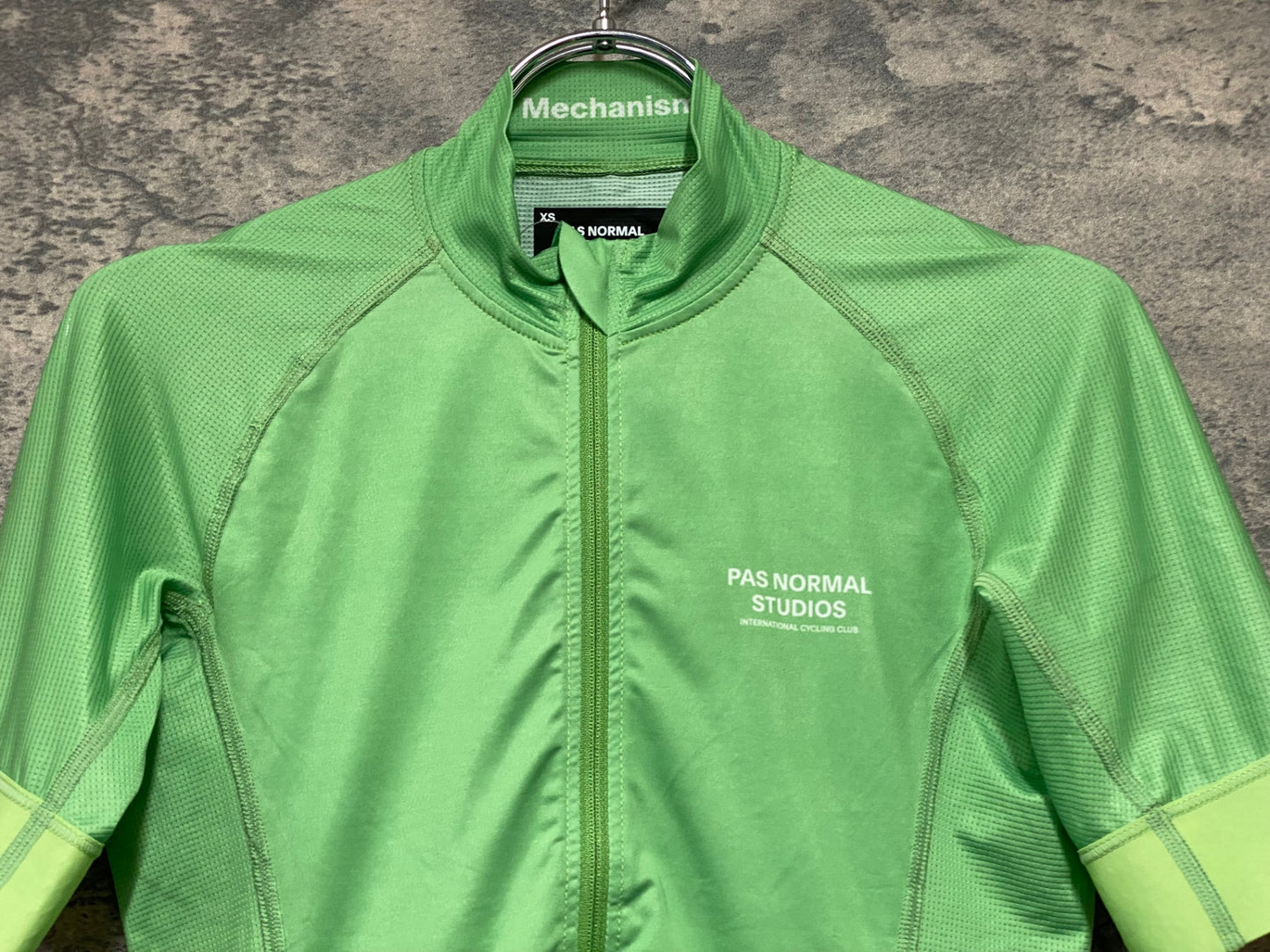 JC413 パスノーマルスタジオ Pas Normal Studios | Men's Mechanism Jersey 半袖 サイクルジャージ グリーン XS