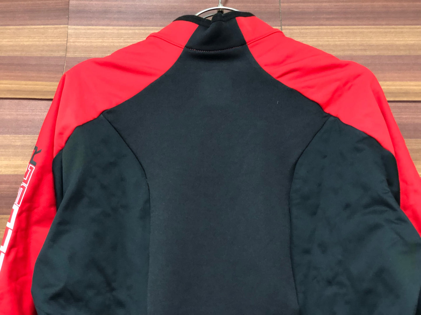 IT949 シマノ SHIMANO ACCU3DR 長袖サイクルジャケット 赤黒 XL 裏起毛
