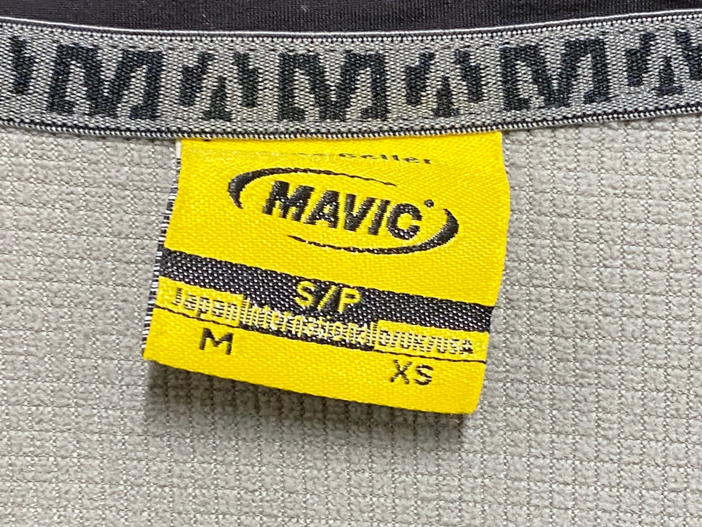 IN861 マビック MAVIC 長袖 サイクルジャケット 黒 M 裏起毛