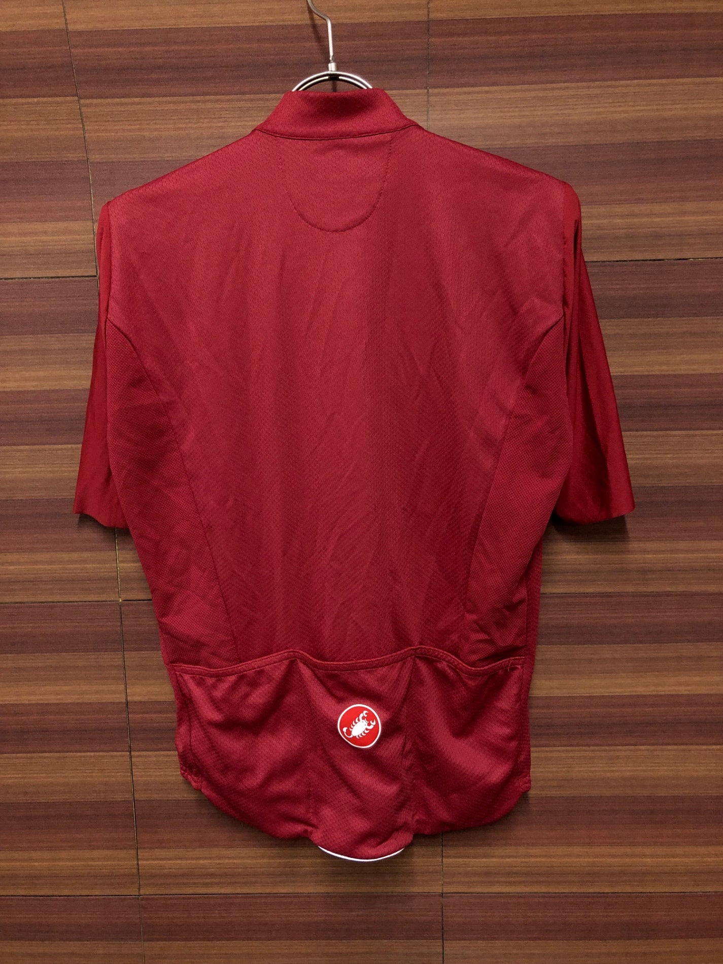 IM427 カステリ CASTELLI 半袖 サイクルジャージ 赤 M