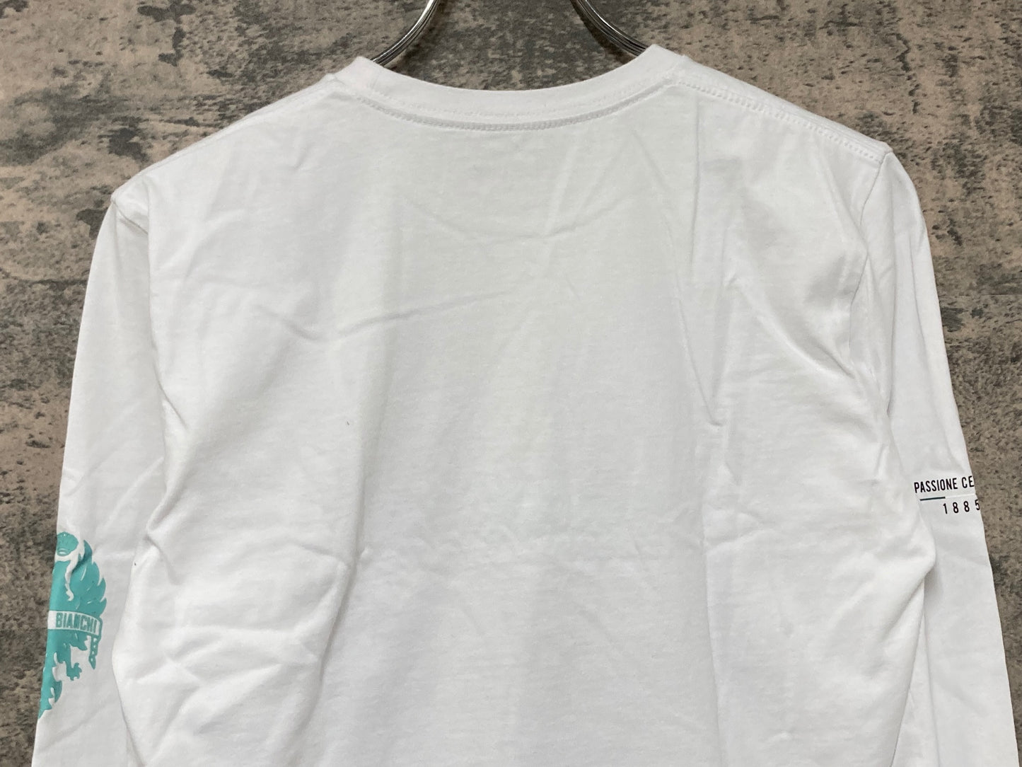 IY226 ビアンキ Bianchi 長袖 Tシャツ 白 S