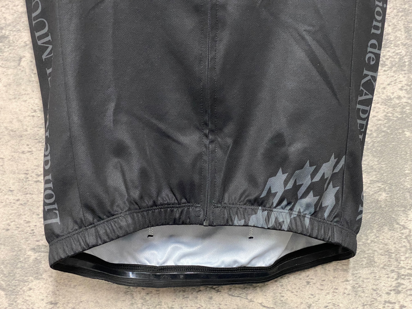 JB065 リオンドカペルミュール Lion de KAPELMUUR 半袖 サイクルジャージ 黒 S