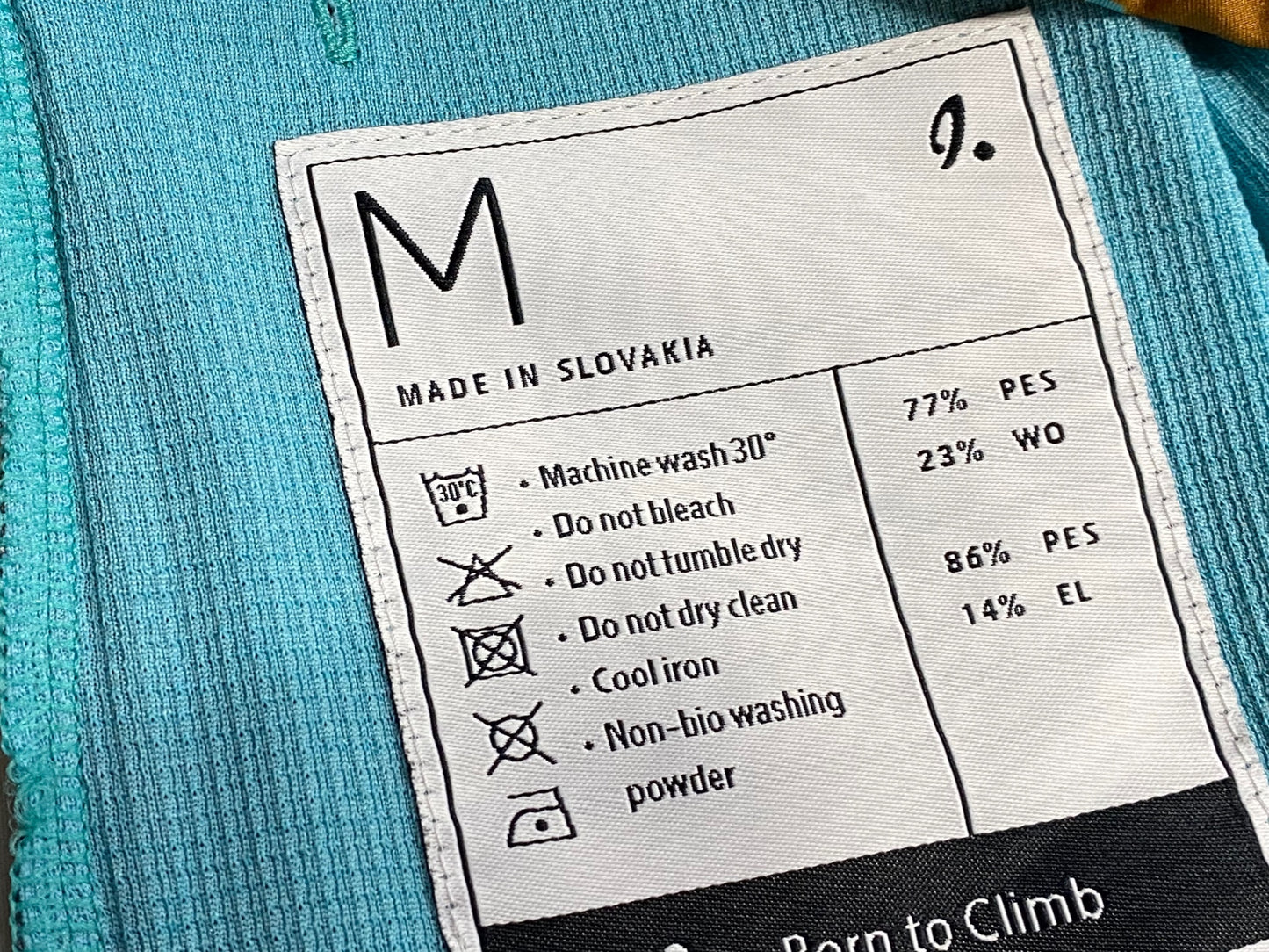 IU210 イザドア Isadore 半袖 サイクルジャージ 水色 茶 M