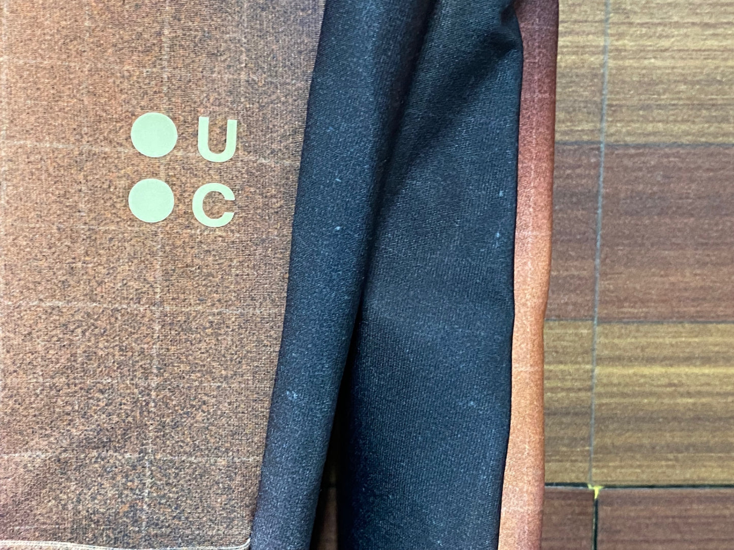 IU272 ユニバーサルカラーズ Universal Colours 長袖 サイクルジャージ 茶 XS 裏起毛