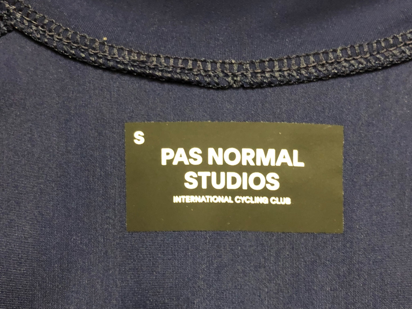 HZ619 パスノーマルスタジオ PAS NORMAL STUDIO 半袖 サイクルジャージ 紺 S