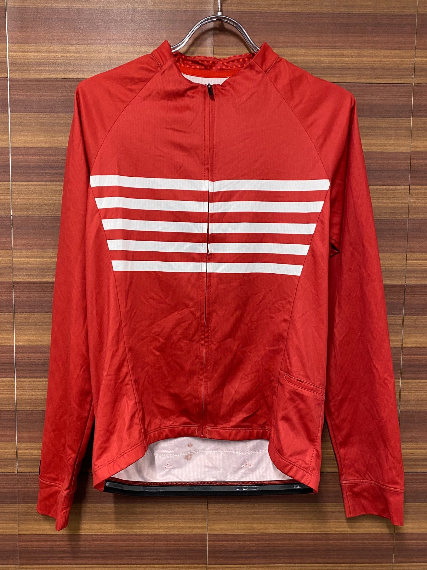 IT068 ボントレガー BONTRAGER 長袖 サイクルジャージ 赤 M