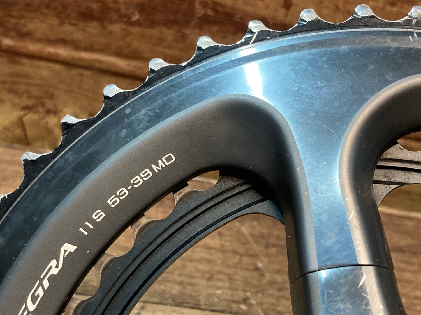 II852 シマノ SHIMANO アルテグラ ULTEGRA FC-6800 クランクセット 11S 53/39T 172.5mm チェーンリングジャンク