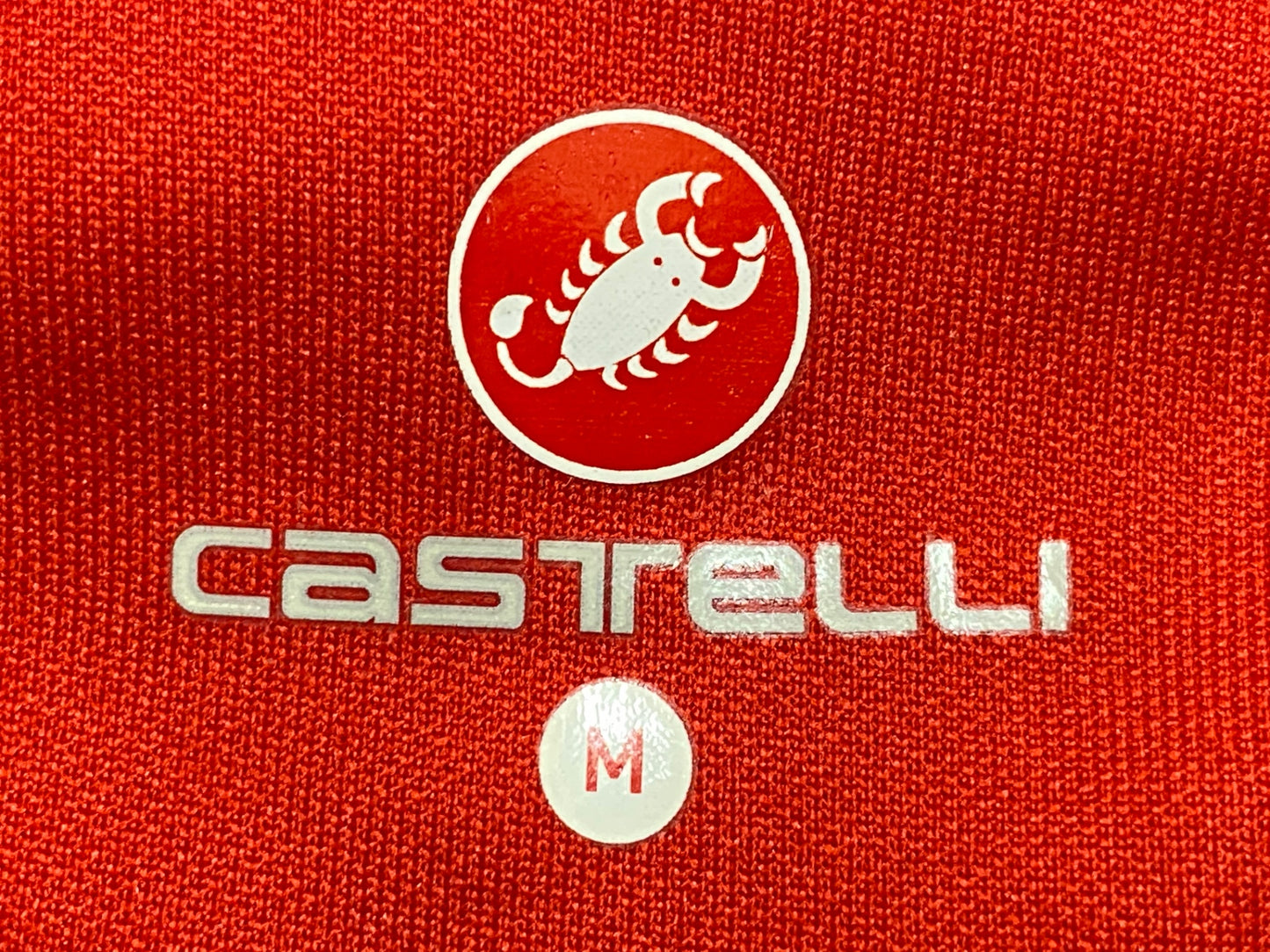 JC154 カステリ CASTELLI 長袖 サイクルジャケット 黒 M 裏起毛 ※スレ大