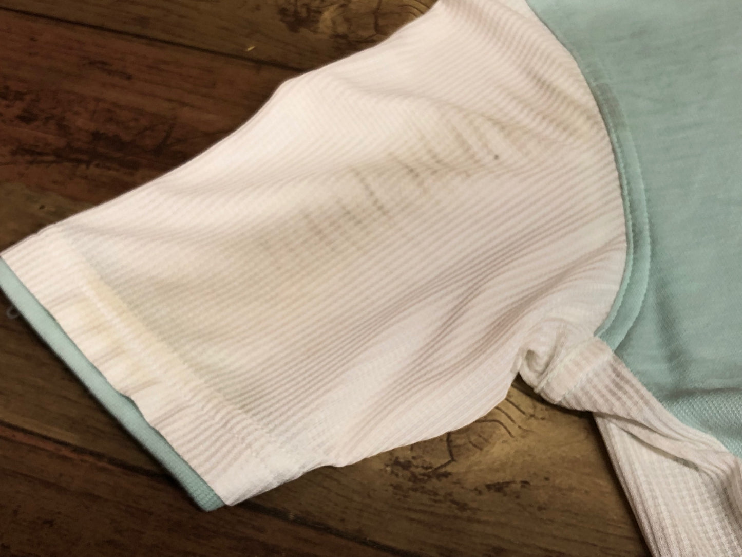 IN525 イザドア Isadore 半袖 サイクルジャージ 水色 白 S ※ほつれ