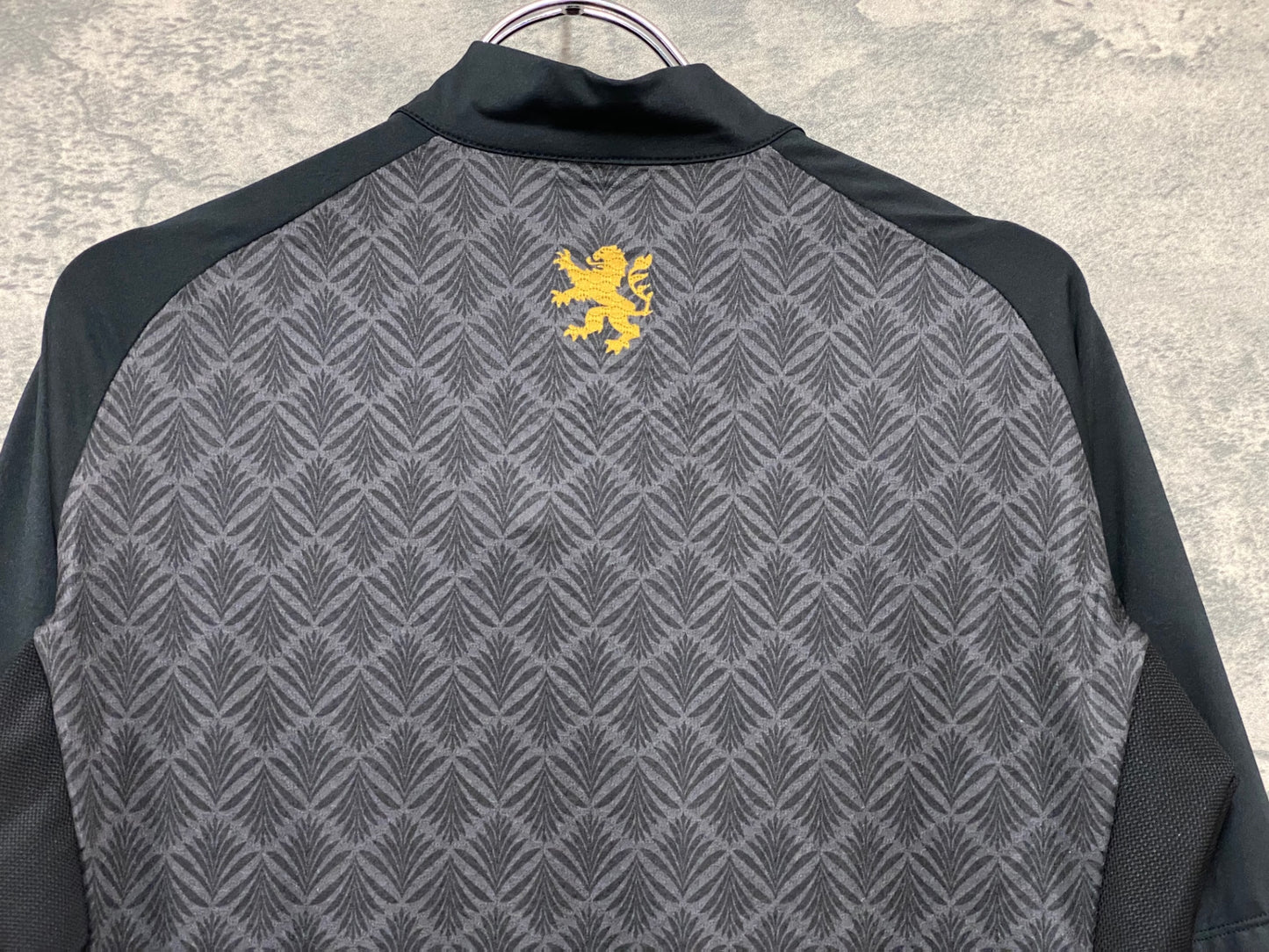 JB055 リオンドカペルミュール Lion de KAPELMUUR 半袖 サイクルジャージ 黒 XL