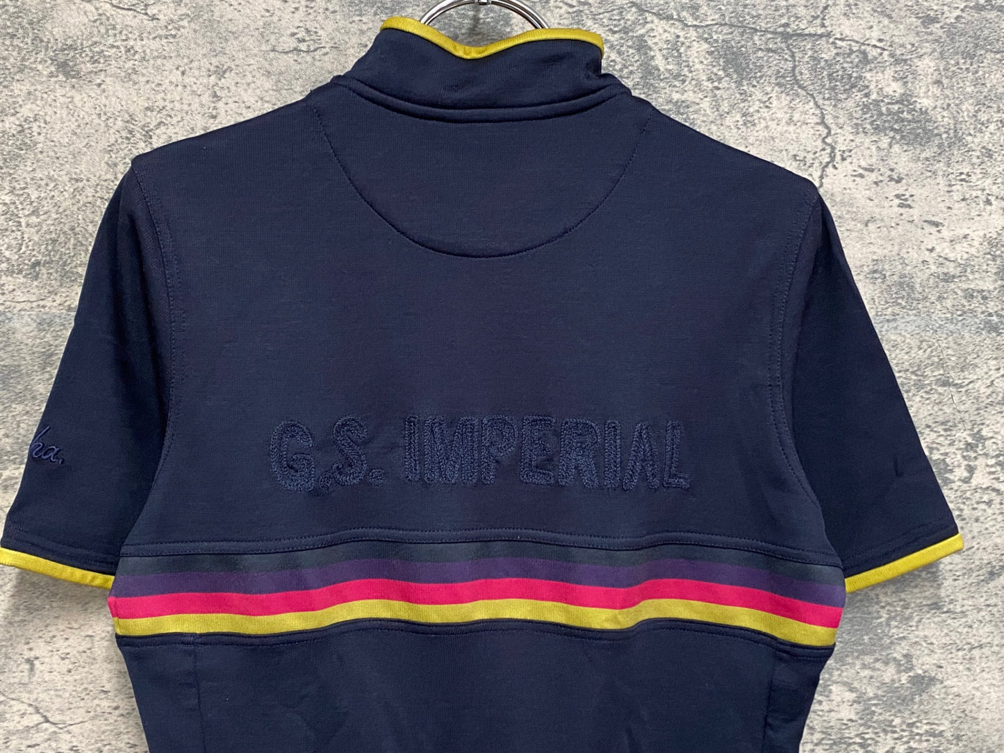 IY144 ラファ Rapha GS Imperial Works 半袖 ハーフジップ サイクルジャージ S