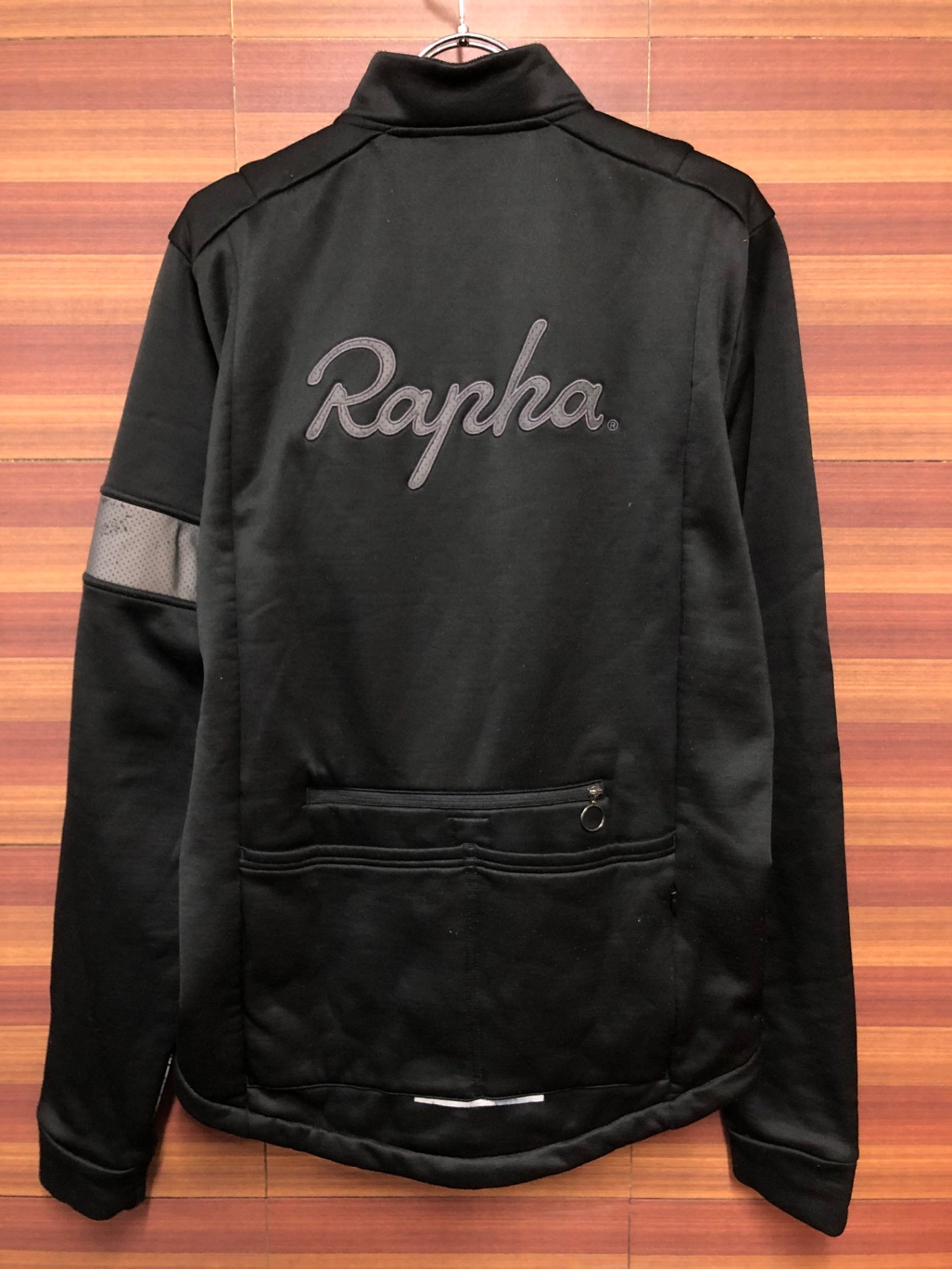 IJ425 ラファ Rapha WINTER JERSEY 長袖 サイクルジャケット 黒 XL 裏起毛