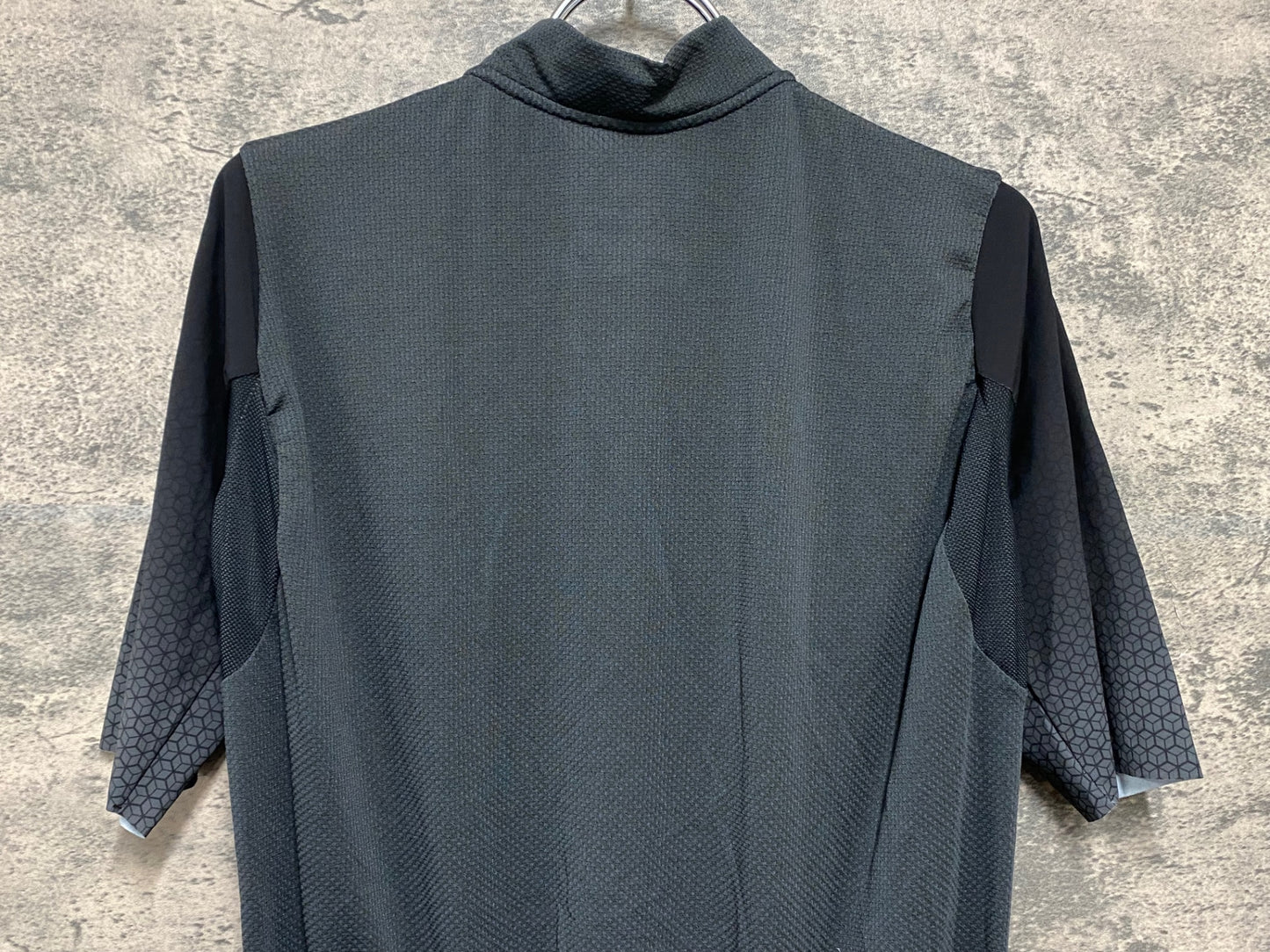 IU718 レリック reric 半袖 サイクルジャージ XL 黒白