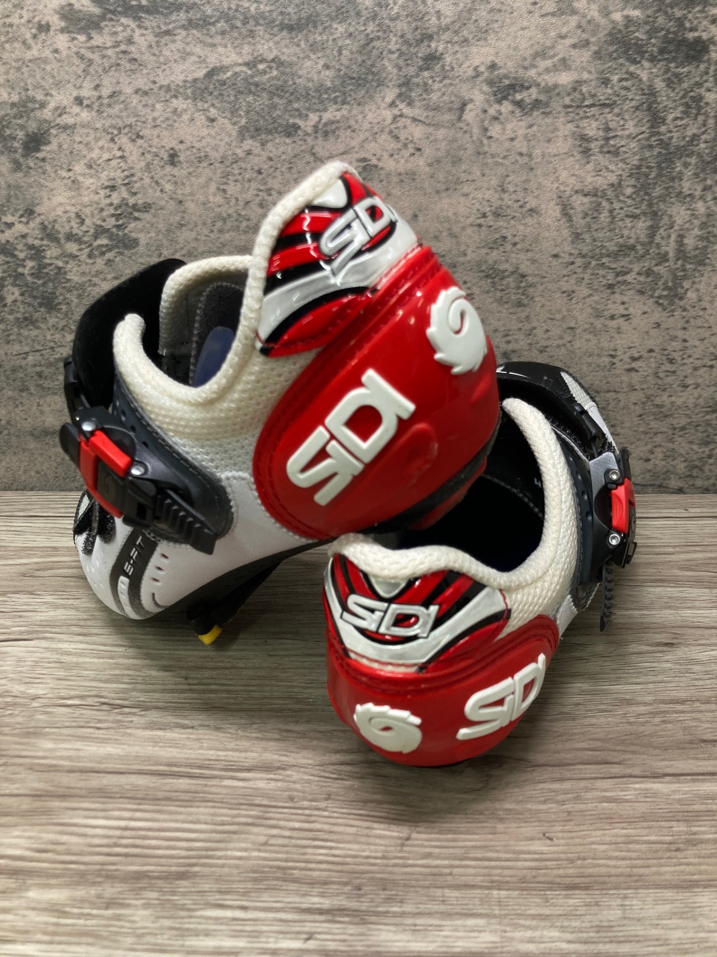 IX650 シディ SIDI SCARPE GENIUS 5FIT CARBON ビンディングシューズ 白/黒 EU41