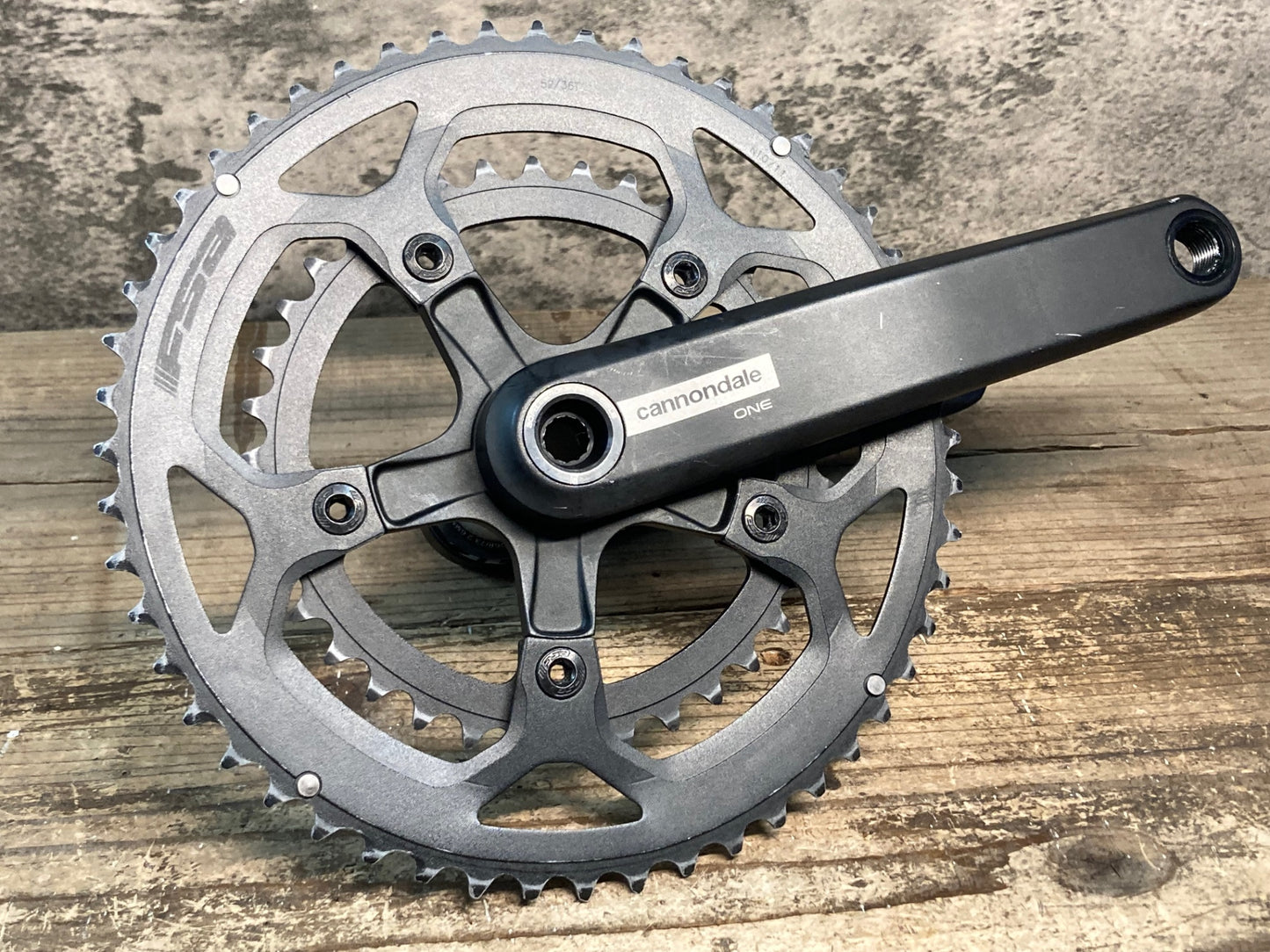 IJ587 キャノンデール Cannondale One クランクセット 52/36T 2S 170mm