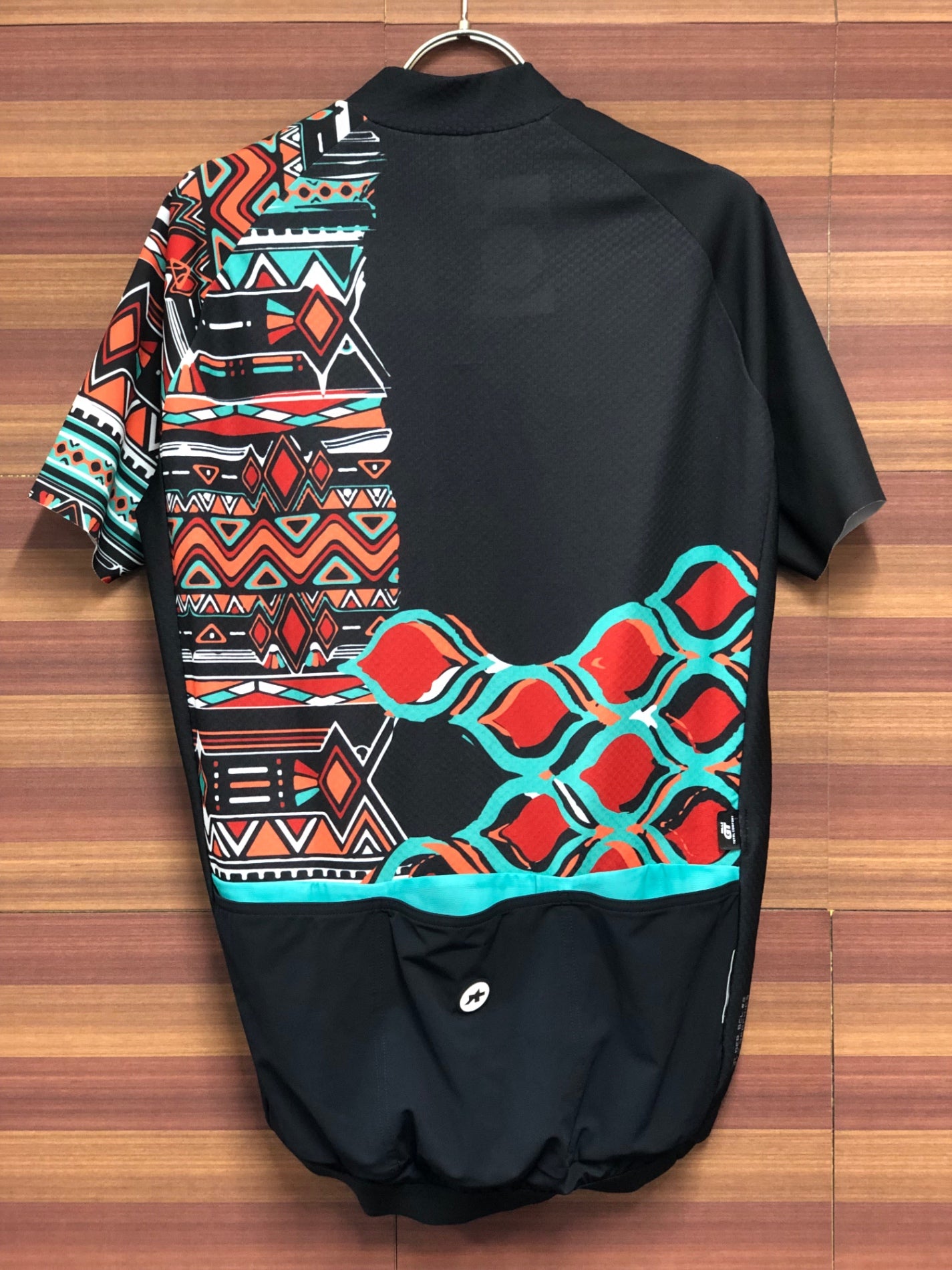 IO231 アソス assos MILLE GT SS JERSEY Qhubeka BCL 2022 半袖サイクルジャージ 黒 L