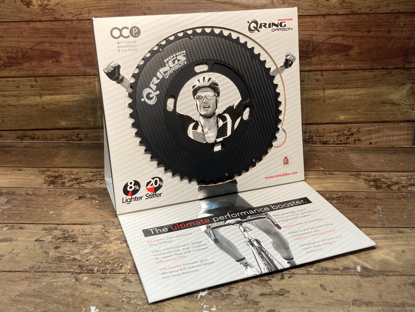 IN013 ローター ROTOR QRINGS Qarbon チェーンリング BCD110 52T 4arm