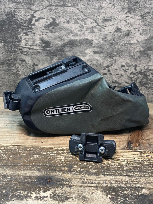 IT062 オルトリーブ ORTLIEB サドルバッグ カーキ 黒