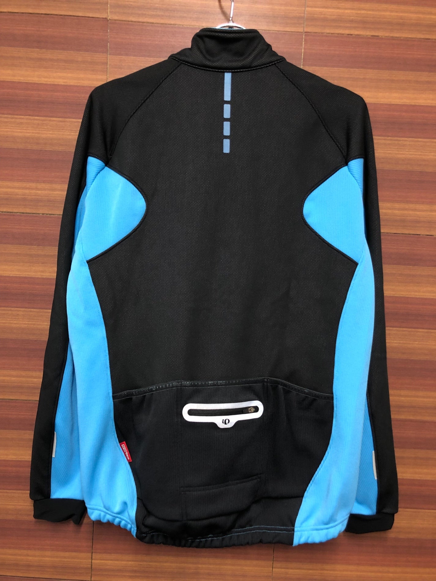IM230 パールイズミ PEARL iZUMi 長袖 サイクルジャケット 黒 水色 L 裏起毛