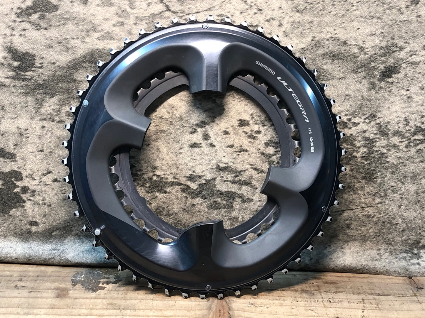 IS492 シマノ SHIMANO アルテグラ ULTEGRA FC-R8000 50/34T チェーンリング 取付ボルト付き