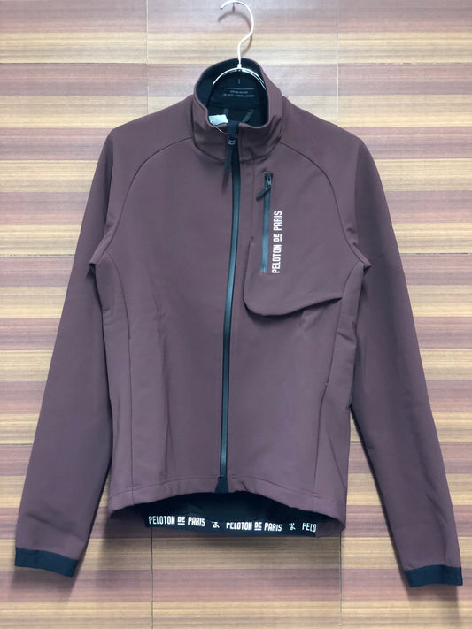 IM064 プロトンドパリ PELOTON DE PARIS 長袖サイクルジャージ 茶 S 裏起毛