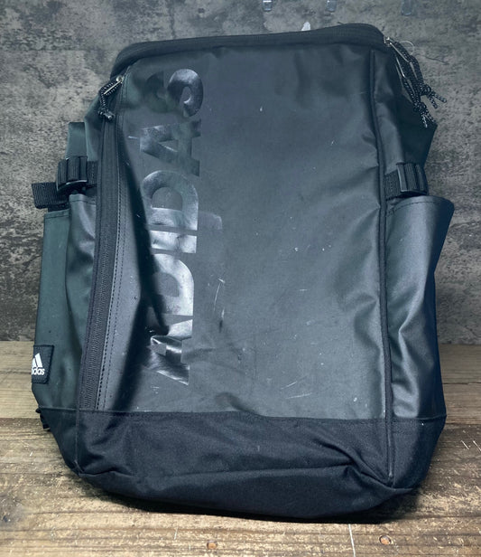 IU085 アディダス adidas リュック バックパック 黒 グレー ※擦れ