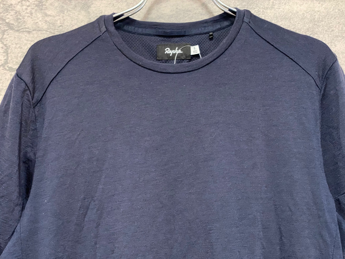 JB335 ラファ Rapha MERINO T-SHIRT 半袖 Tシャツ 紺 S