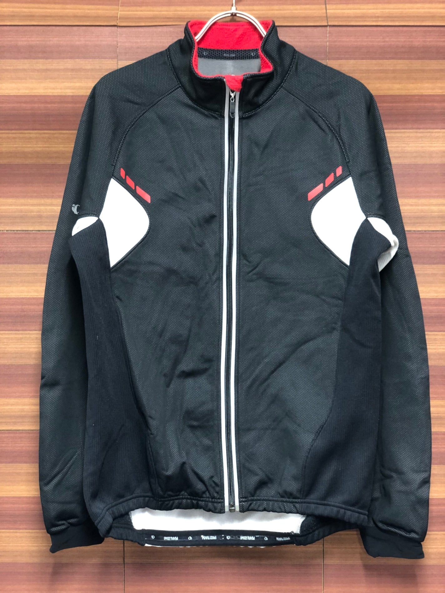 IS974 パールイズミ PEARL iZUMi 半袖 サイクルジャージ 黒 グレー L