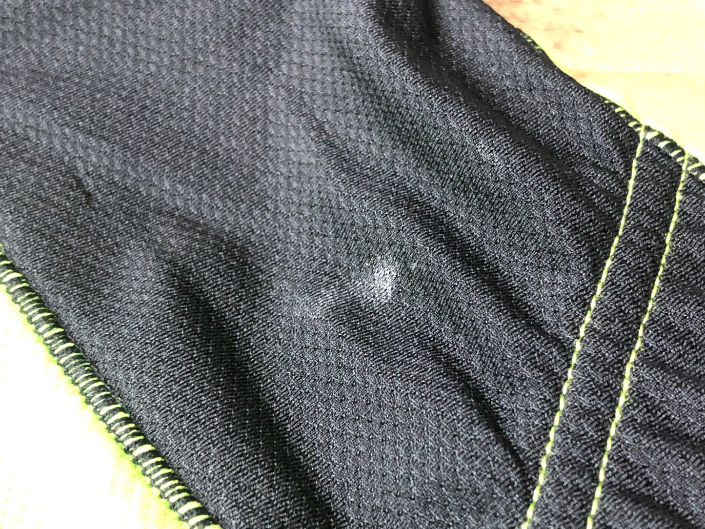 IW169 ルイガノ LOUISGARNEAU 半袖 サイクルジャージ 黄緑 M