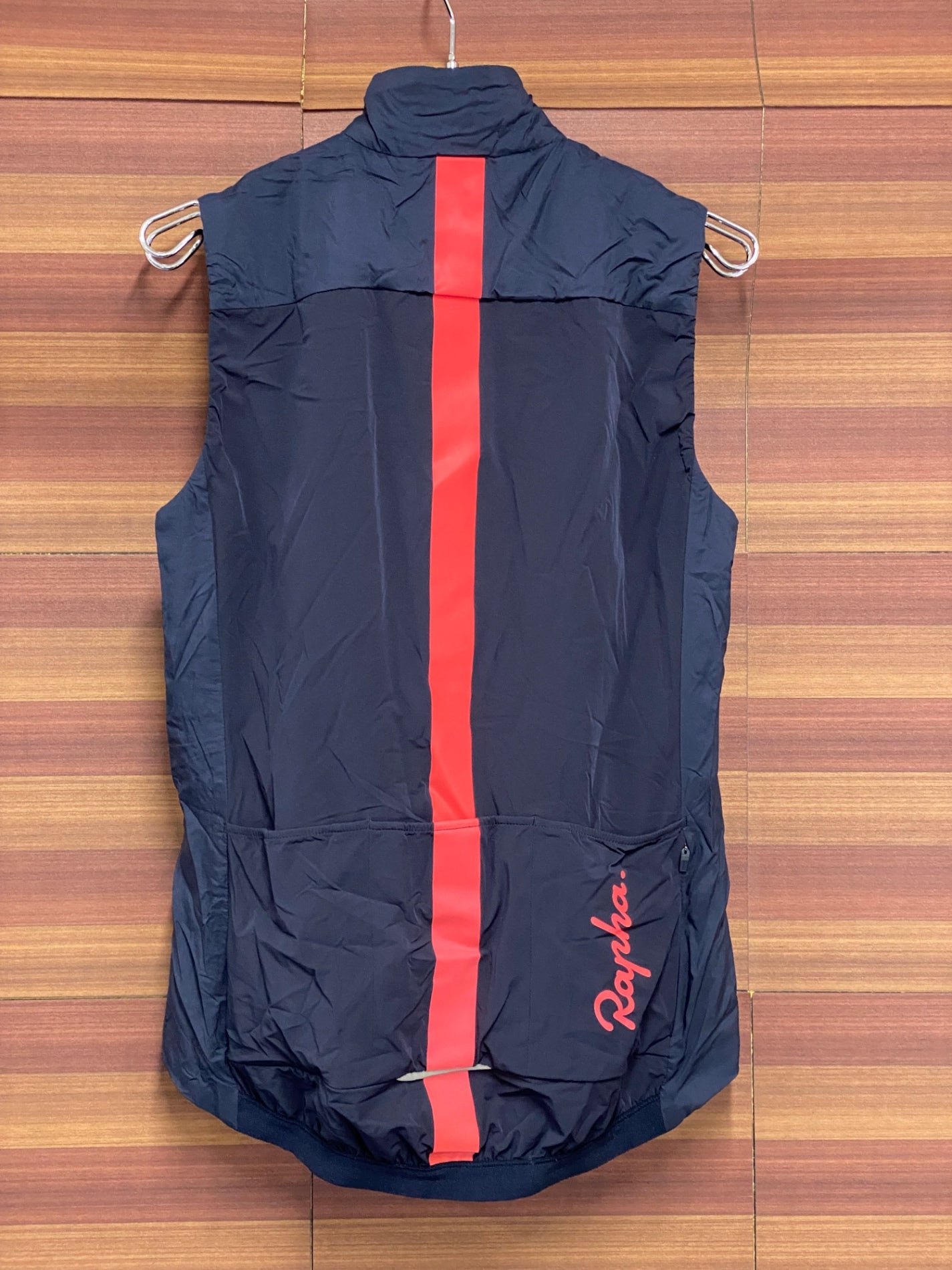 IT251 ラファ Rapha SOUPLESSE INSULATED GILET サイクルベスト ジレ 紺 S 裏起毛