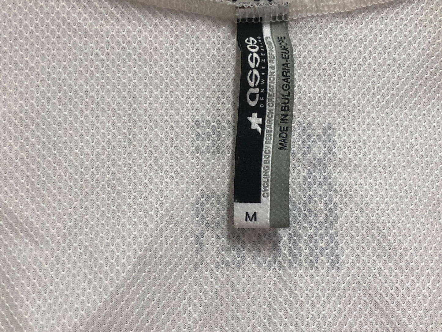 IX201 アソス assos NS.NEOPRO サイクルベスト ジレ 白 赤 M ※汚れ