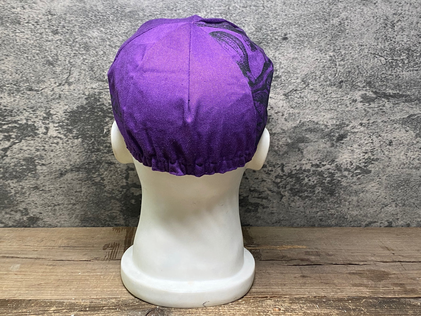 IS739 カフェドシクリステ CAFE DU CYCLISTE サイクルキャップ 紫 フリーサイズ