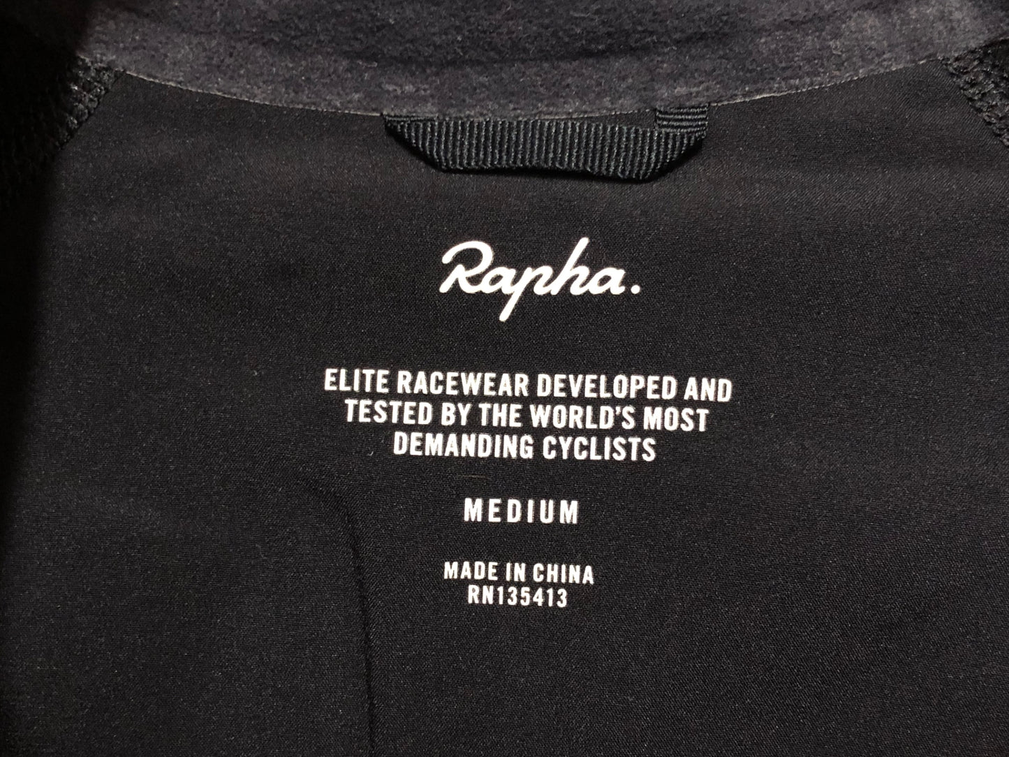 IM455 ラファ Rapha PRO TEAM TRAINING JACKET 長袖 サイクルジャケット 黒 M 裏起毛