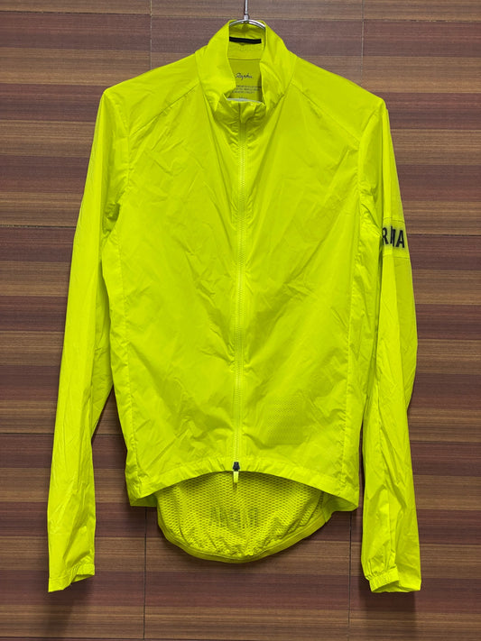 II624 ラファ Rapha PRO TEAM LIGHTWEIGHT WIND JACKET 長袖 ウィンドブレーカー 黄 S