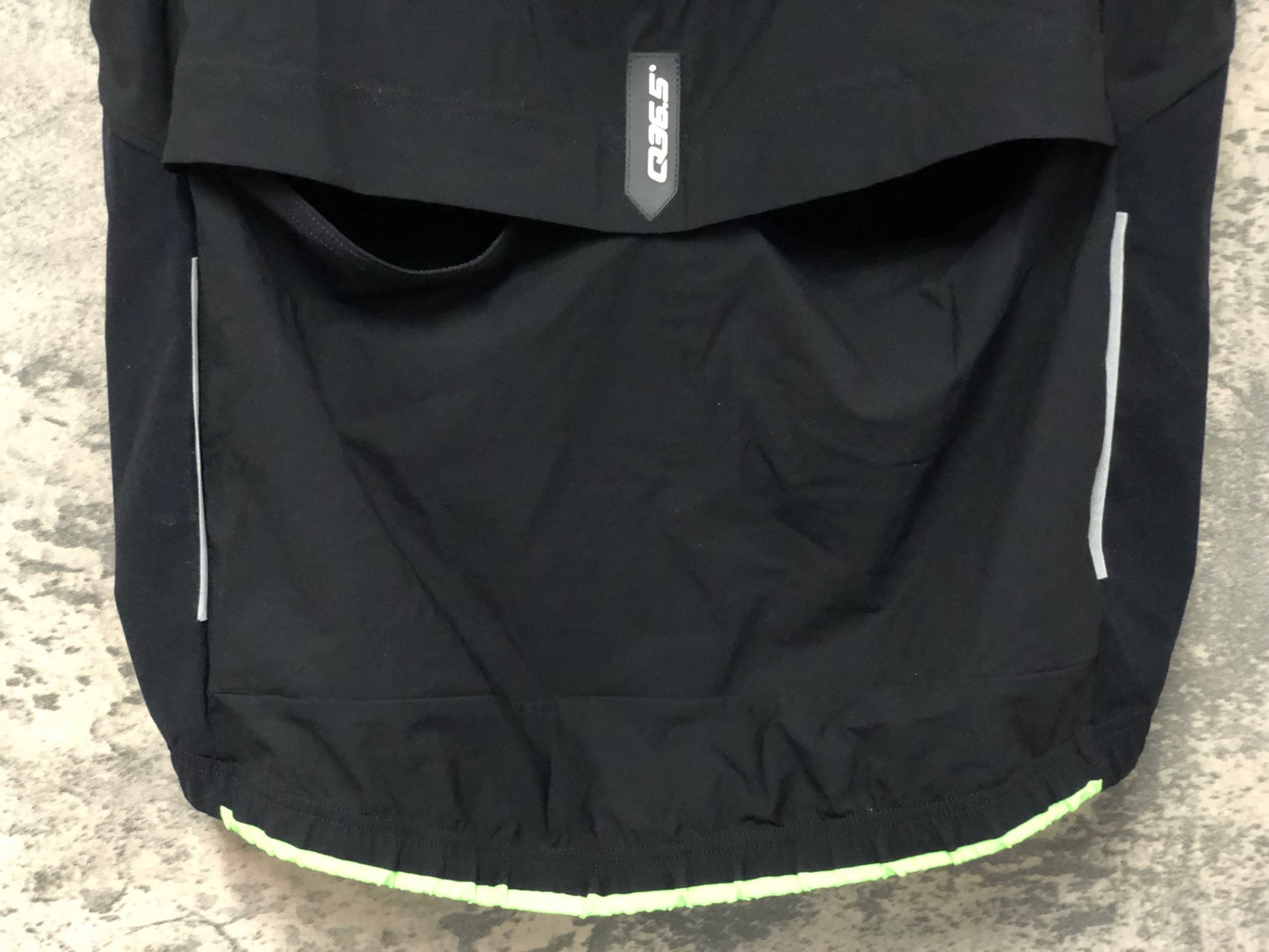 JC233 Q36.5 ジレ サイクルベスト 黒 S 裏起毛