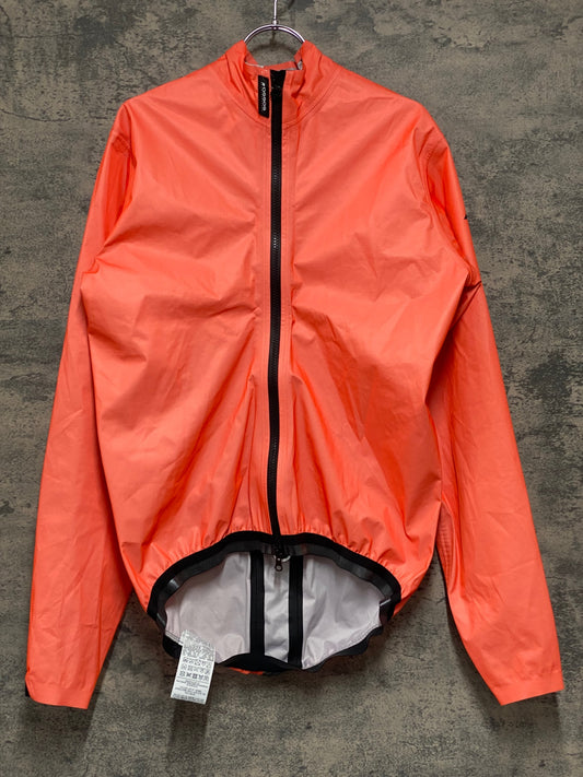 JC038 アソス assos EQUIPE RS Schlosshund Rain Jacket EVO 長袖 レインジャケット オレンジ L