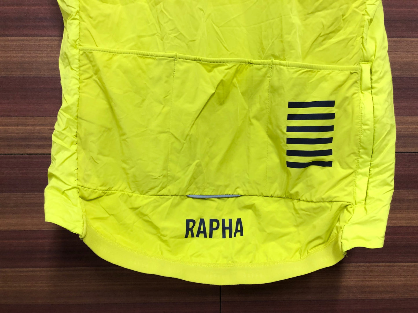 IO431 ラファ Rapha PRO TEAM INSULATED GILET ジレ サイクルベスト 黄 M