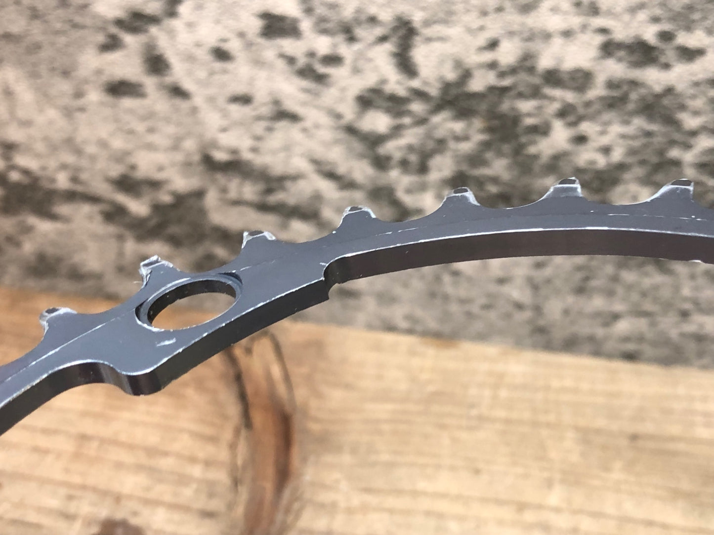 JA580 スギノ Sugino CYCLOID Super Hill Climb CY4-SHC インナー チェーンリング グレー 32T 楕円