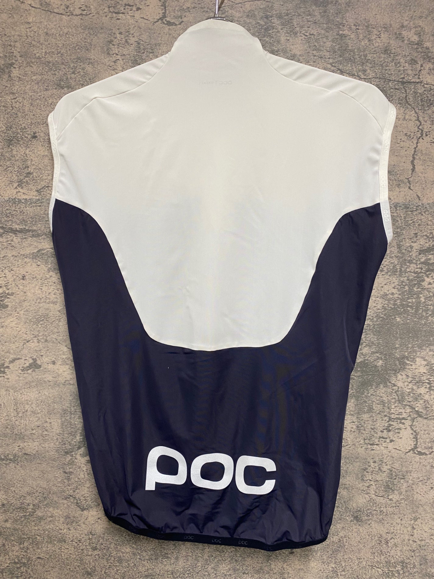 JD141 ポック POC サイクルベスト ジレ 紺白 S