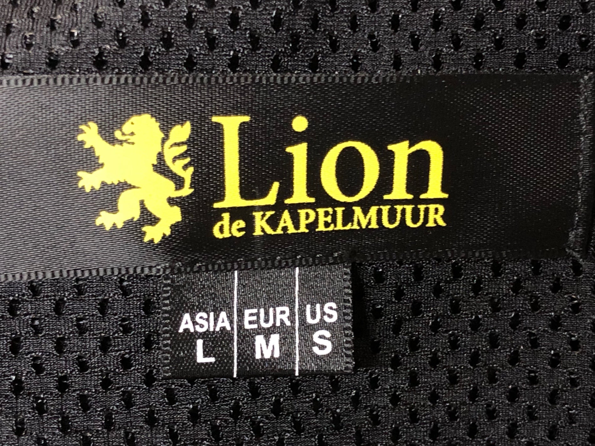 HY087 リオンドカペルミュール Lion de KAPELMUUR 裏起毛 ビブタイツ 黒 L