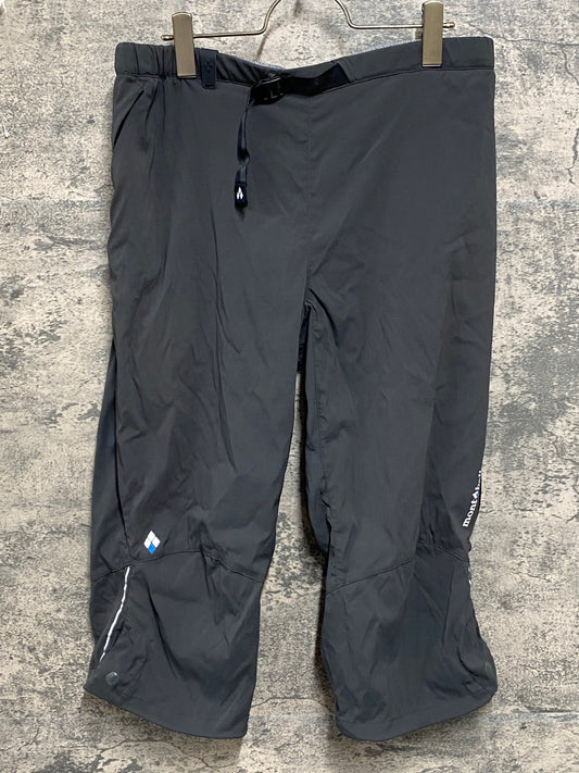 JB489 モンベル mont-bell パッド付 サイクルパンツ 七分丈 グレー M