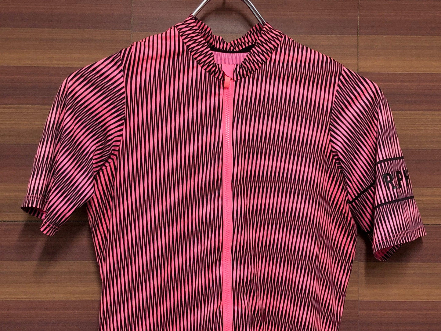 IL657 ラファ Rapha プロチームフライウェイトジャージ PRO TEAM FLYWEIGHT JERSEY ピンク黒 XS