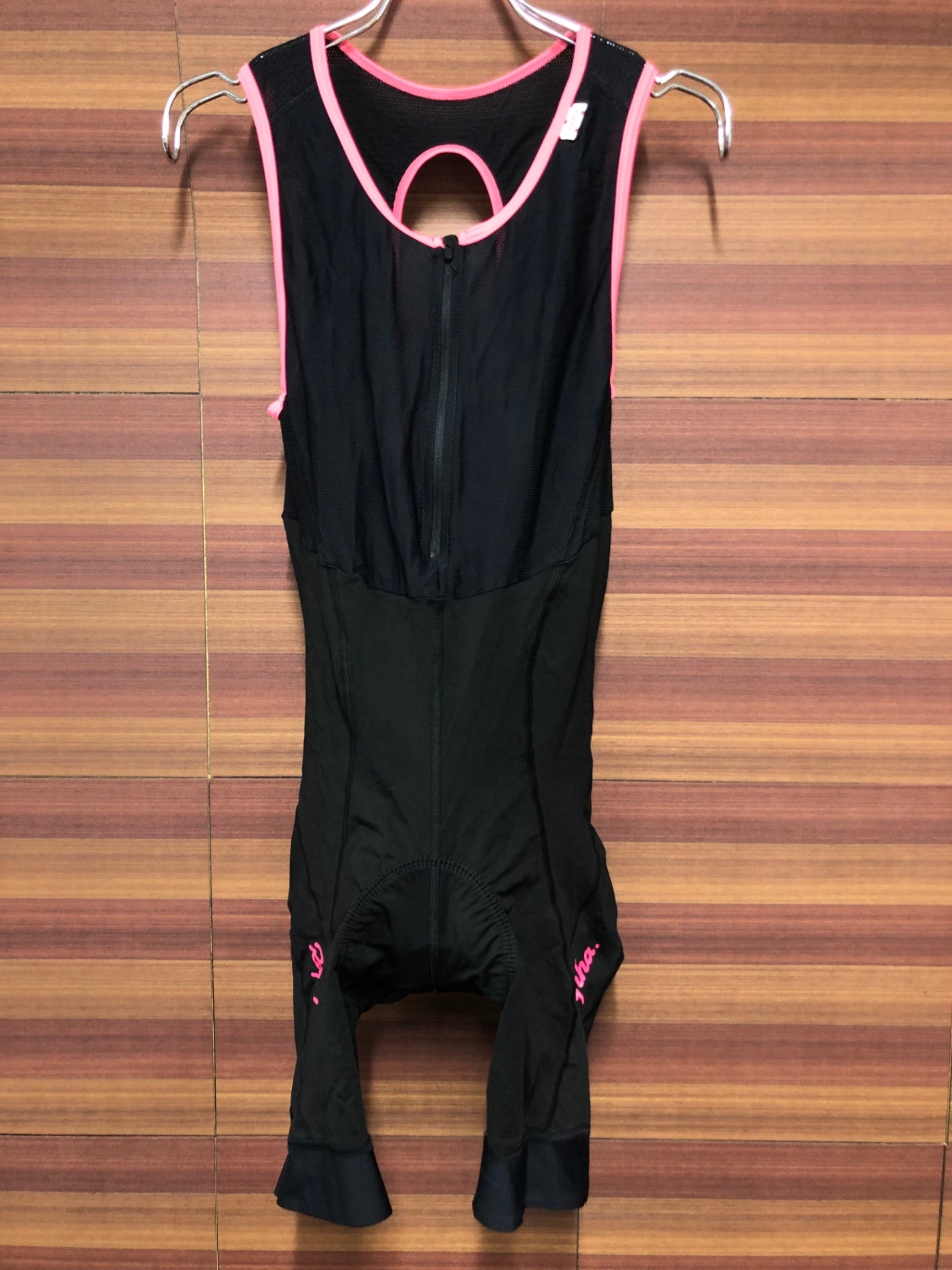 IO926 ラファ Rapha WOMEN'S BIB SHORTS ビブショーツ 黒 ピンク S
